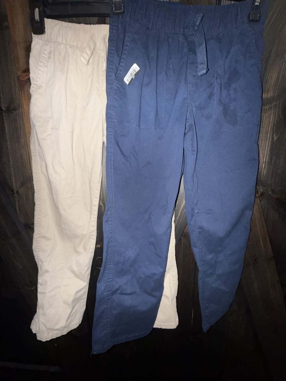 Cat & Jack Pants Size 8 Blue Beige Lot